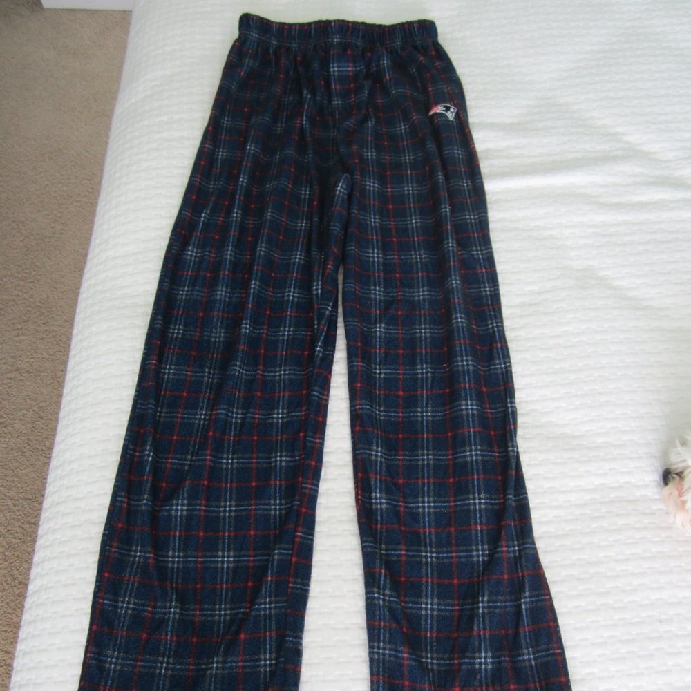 NFL Team Apparel Youth Patriots Fleece Lounge Pant
